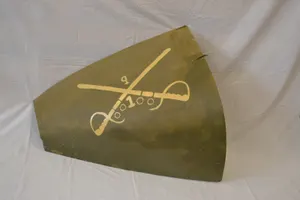 Replica Vietnam Helicopter War Art on original OH-6A Engine Door